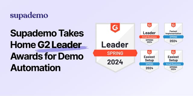 Blog on Supademo G2 awards