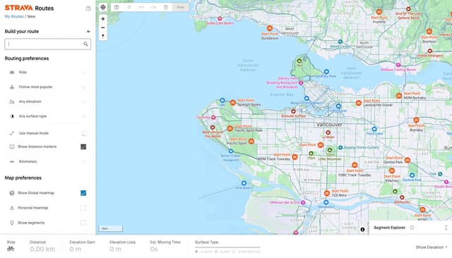 Create repeatable routes for personal challenges with Routes