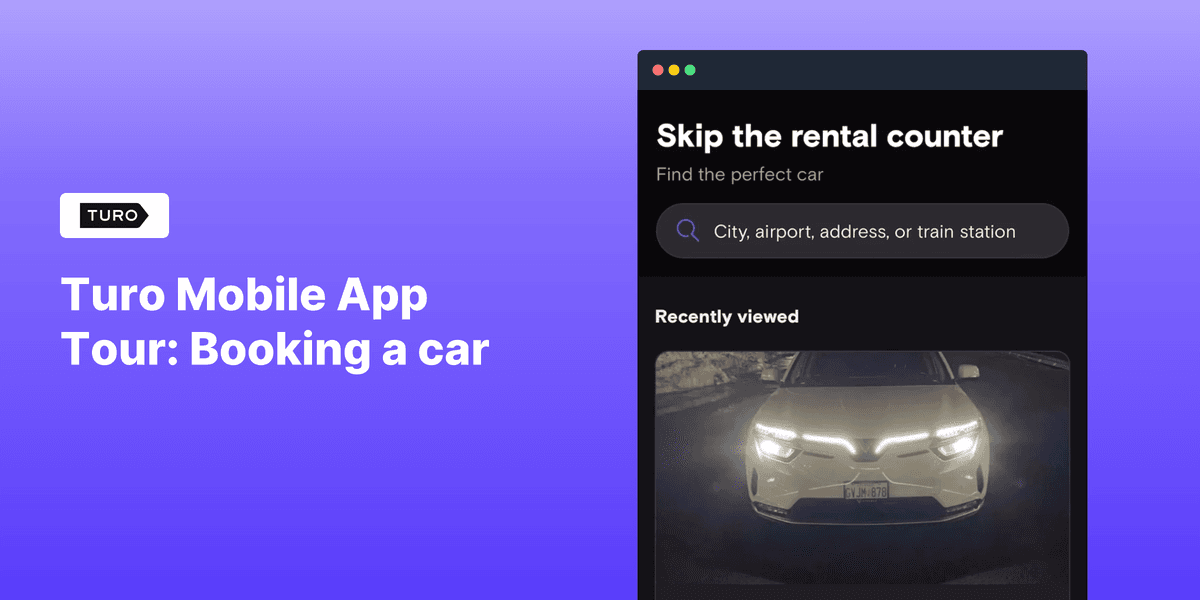 How to book a rental car